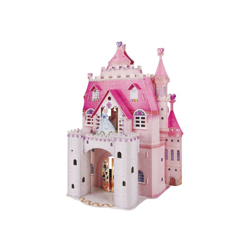 Imagen puzzle 3d princess birthday party