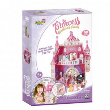 imagen 1 de puzzle 3d princess birthday party