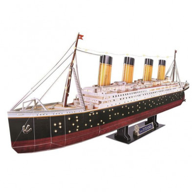 Imagen puzzle 3d led titanic