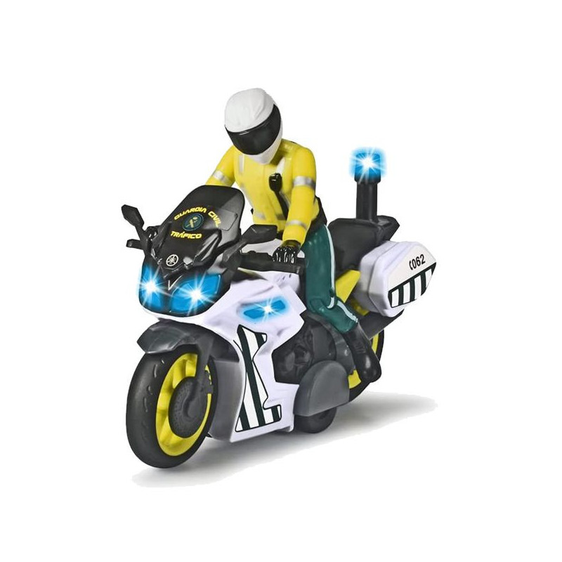 Imagen moto guardia civil de juguete 17cm con luz y sonid