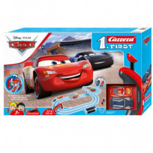 Imagen pista de carreras disney cars con dos coches first