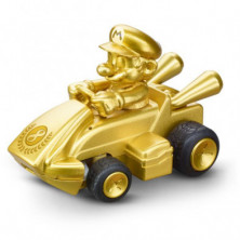 Imagen coche mini radio control mario kart - mario gold