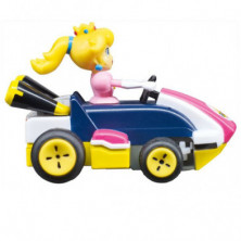 imagen 2 de coche mini radio control mario kart - peach