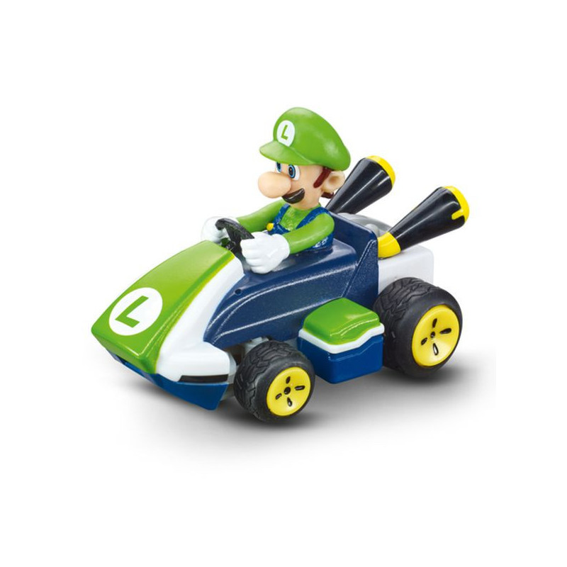 Imagen coche mini radio control mario kart - luigi