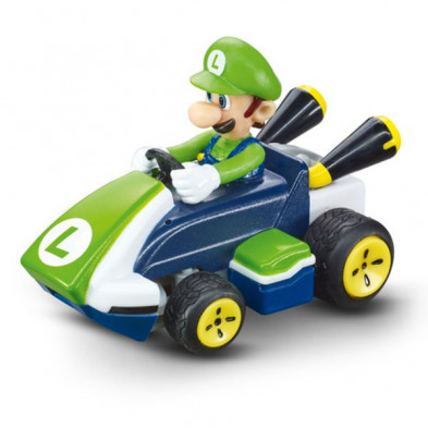 Imagen coche mini radio control mario kart - luigi