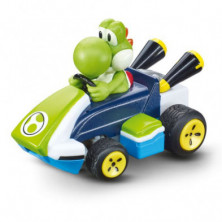 Imagen coche mini radio control mario kart - yoshi