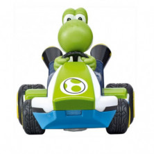 imagen 1 de coche mini radio control mario kart - yoshi