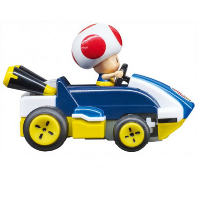 imagen 2 de coche mini radio control mario kart - toad