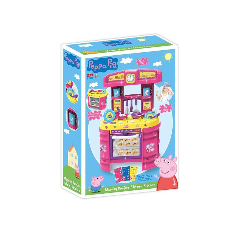 Imagen mega cocina peppa pig 15 piezas