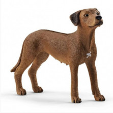 Imagen perro crestado rodesiano schleich 6.5x2x5.1cm