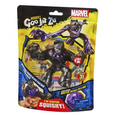 imagen 1 de figura marvel goo jit zu heroes black panther