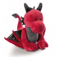 Imagen peluche nici dragón eldor rojo 30cm