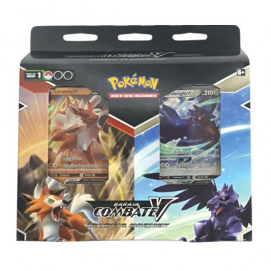 Card Game Jogo Deck Baralho De Batalha Lycanroc V Pokémon