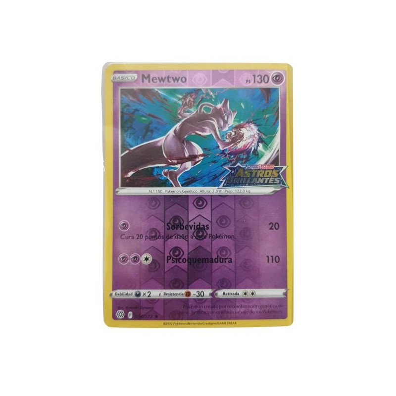 Imagen pokémon carta de promoción mewtwo