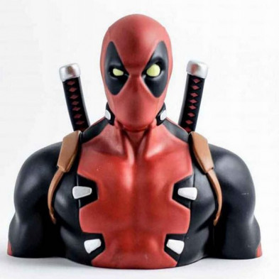 Imagen hucha marvel deadpool busto 20cm