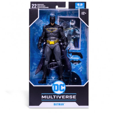 imagen 1 de batman dc multiverse 17cm rebirth mcfarlane