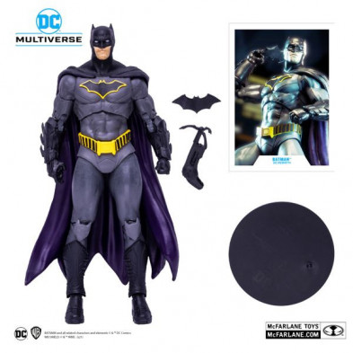 imagen 4 de batman dc multiverse 17cm rebirth mcfarlane