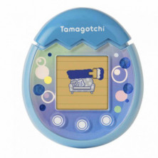 Imagen tamagotchi pix floral azul