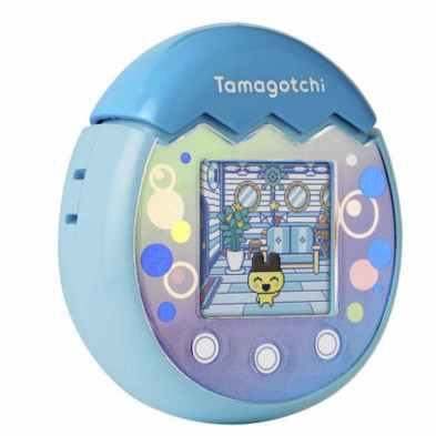 imagen 1 de tamagotchi pix floral azul