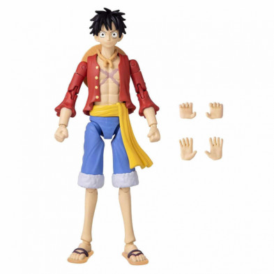 imagen 2 de figura luffy once piece - anime heroes 17cm