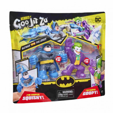 imagen 1 de pack 2 figuras goo jut zu batman vs joker
