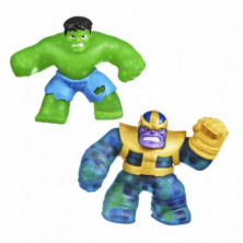 Imagen pack 2 figuras goo jut zu hulk vs thanos