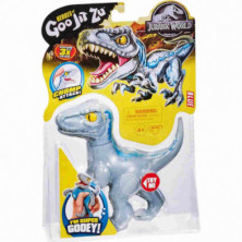 imagen 1 de figura goo jit zu jurassic world azul