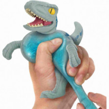 imagen 2 de figura goo jit zu jurassic world azul