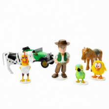 imagen 2 de pack figuras amigos la granja de zenon