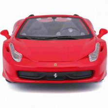 imagen 1 de ferrari 458 spider race & play rojo 1/24 bburago