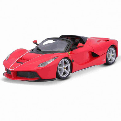 Imagen ferrari aperta race & play rojo 1/24 bburago