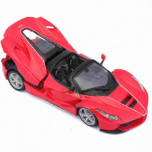 imagen 3 de ferrari aperta race & play rojo 1/24 bburago