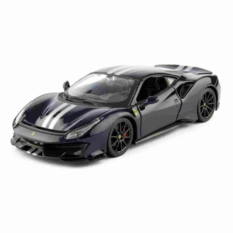 Imagen ferrari 488 pista race & play negro 1/24 bburago