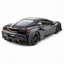 imagen 1 de ferrari 488 pista race & play negro 1/24 bburago