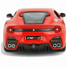 imagen 3 de ferrari f12tdf race & play rojo 1/24 bburago