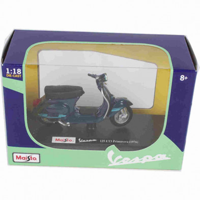 imagen 1 de piaggio vespa 125 et3 primavera 1976 1/18 maisto