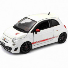 Imagen coche abarth 500 esseesse 1/24 bburago color blanc