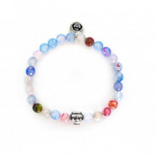 Imagen pulsera armonia 11 azul-rosa