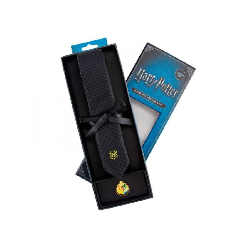 Imagen harry potter corbata+pin hogwarts