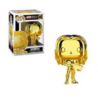 Imagen funko pop gamora gold chrome nº382 marvel studios