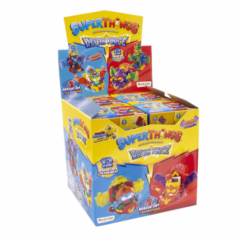 Superthings rescue force - kazoom jet 24 unidades | hipergol.pt