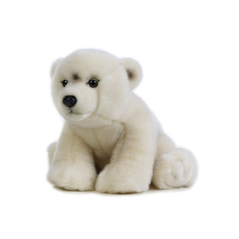Urso polar médio 30cm.