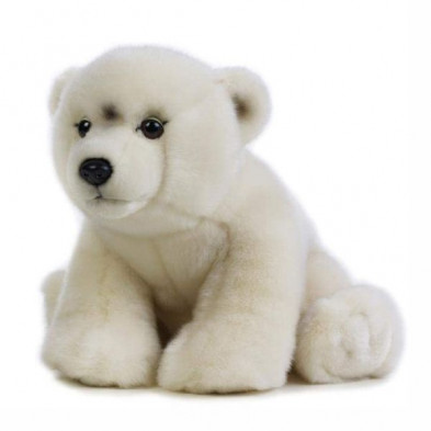 Urso polar médio 30cm.