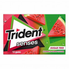 TRIDENT SENSES MELANCIA 12 UNIDADES