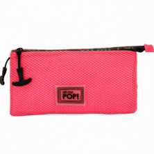 imagen 1 de oh my pop! rosa estuche portatodo triple mesh oh