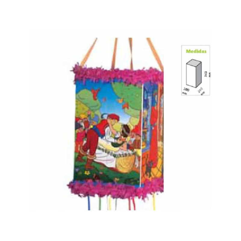 Imagen piñata blancanieves con boa