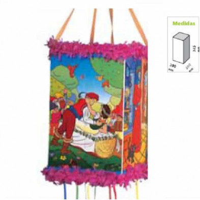 Imagen piñata blancanieves con boa Imagen piñata blancanieves con boa
