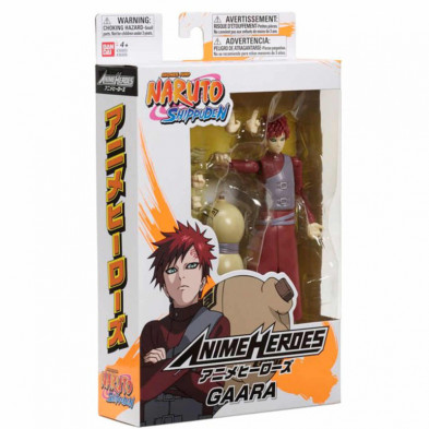 imagen 4 de figura gaara anime heroes naruto bandai