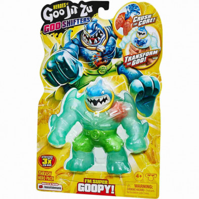 imagen 1 de figura thrash hero pack goo jit zu heroes bandai