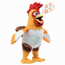 imagen 3 de peluche musical gallo bartolillo bailarín la granj